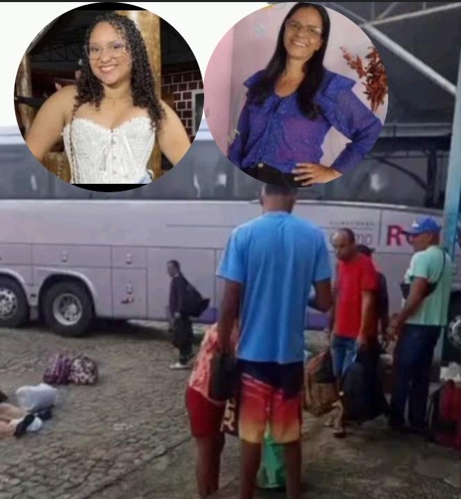 Ônibus da Empresa Rota Transportes invade rodoviária, atinge e mata duas passageiras no interior da Bahia 