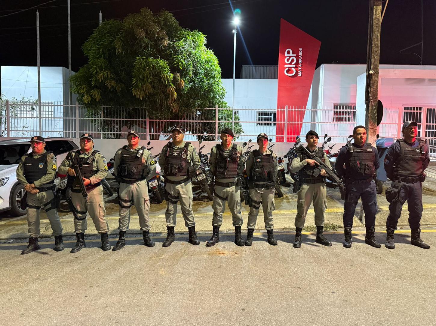 Megaoperação do 9º Batalhão de Polícia Militar  e Guarda Municipal de Mata Grande