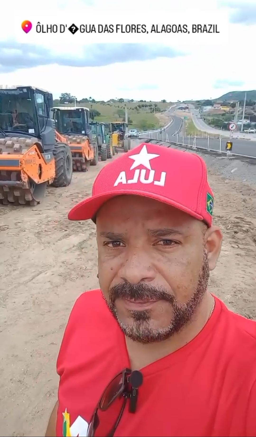 Morador de Olho d’Água das Flores destaca obras no Sertão e elogia investimentos na AL-220