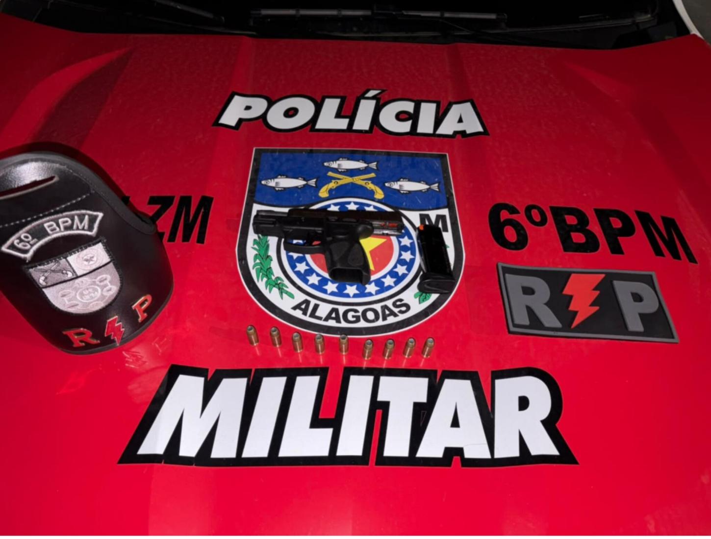 Polícia Militar apreende arma de fogo após denúncia de possível violência doméstica